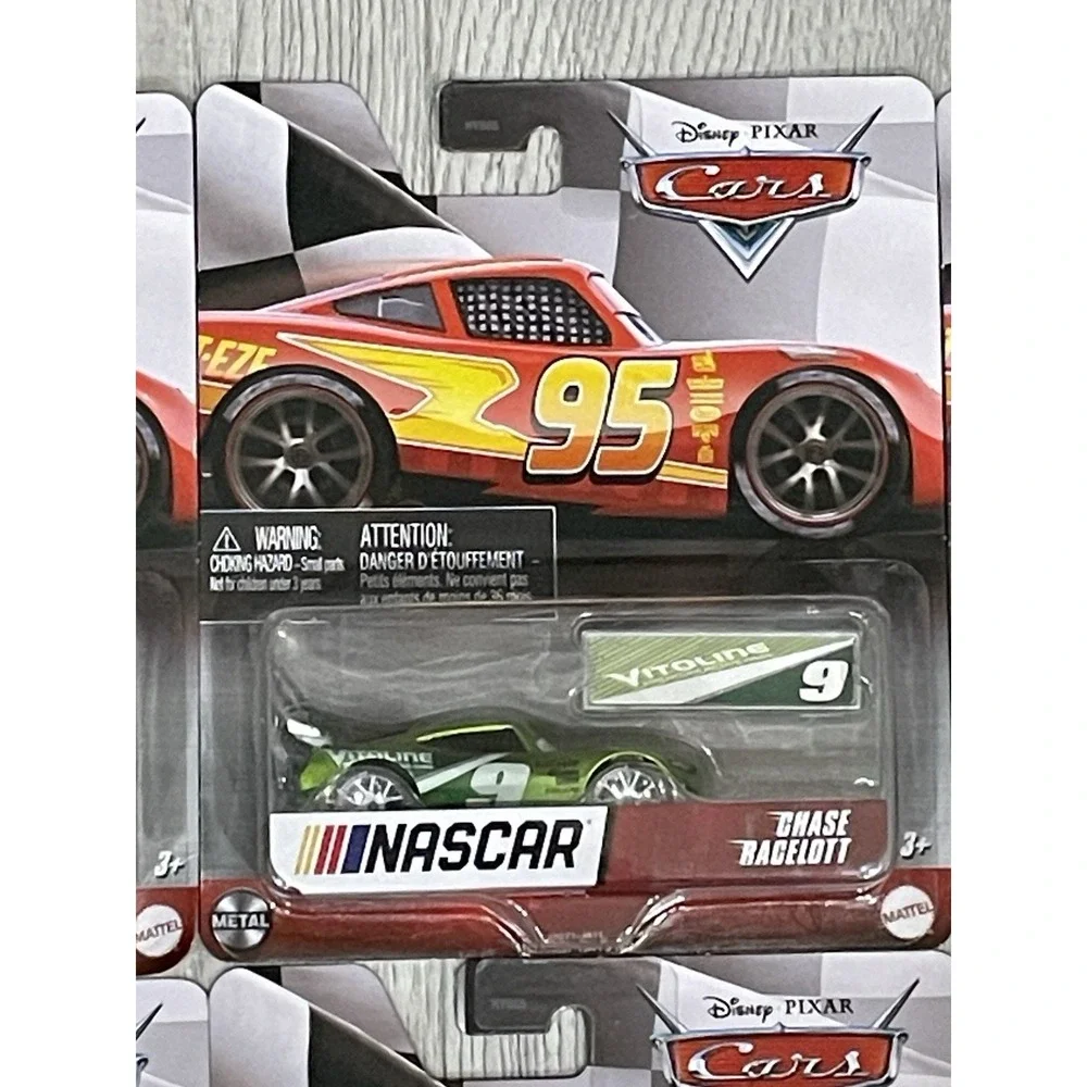 NEW Set of 6 NASCAR Edition Disney Pixar - Cars   - McQueen Bobba Danny Chase